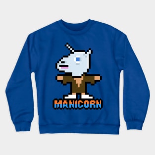 Manicorn 8-Bit Retro Crewneck Sweatshirt